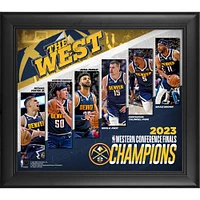  Denver Nuggets 2023 Western Conference Champions 15" x 17" Framed Collage