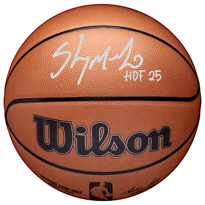 Carmelo Anthony Denver Nuggets Autographed Wilson Official Game Basketball with "HOF 25" Inscription