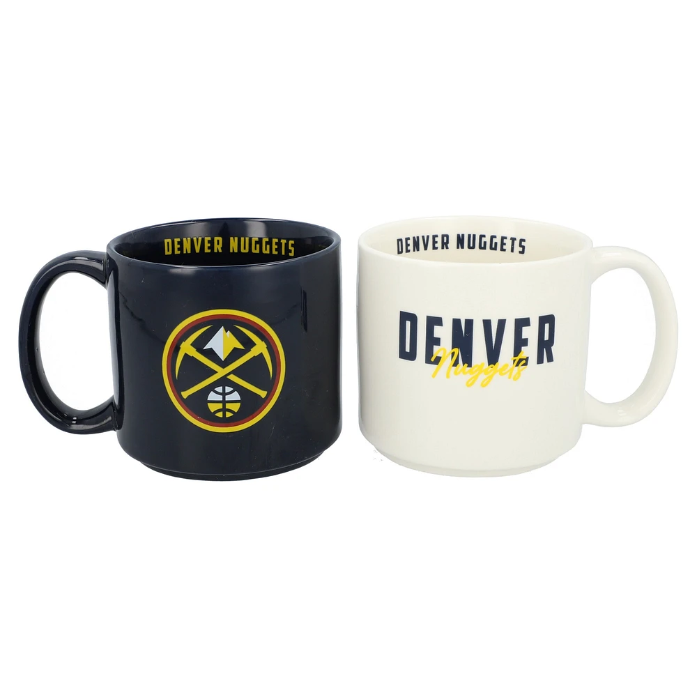 Lot de 2 tasses empilables Denver Nuggets de 15 oz