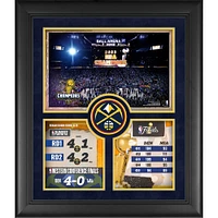 Denver Nuggets Framed 20" x 24" 2023 NBA Finals Champions Collage