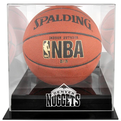 Denver Nuggets Hardwood Classics 1993 - 2018 Blackbase Team Logo Basketball Display Case with Mirrored Back
