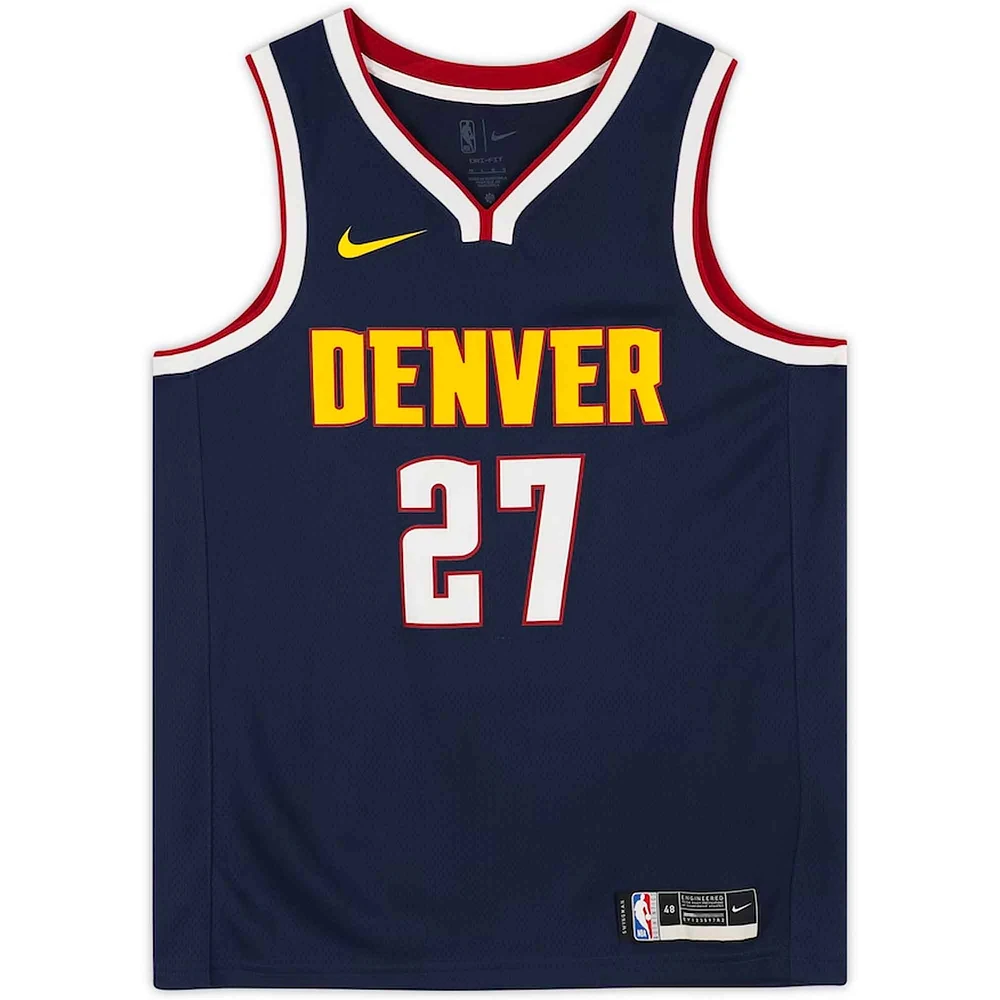 Jamal Murray Denver Nuggets 2023 Western Conference Champions Autographed Nike Icon Swingman Jersey with "23 WCF Champ" Inscription