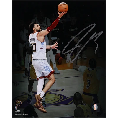 Jamal Murray Denver Nuggets Autographed 8" x 10" 2023 Western Conference Finals Layup Spotlight vs. Los Angeles Lakers Photograph