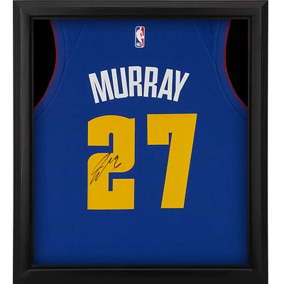 Jamal Murray Denver Nuggets Autographed Framed Jordan Brand Blue Statement Swingman Jersey
