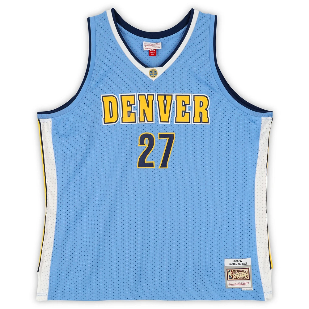 Jamal Murray Denver Nuggets Autographed Light Blue Mitchell & Ness 2016-17 Swingman Jersey 