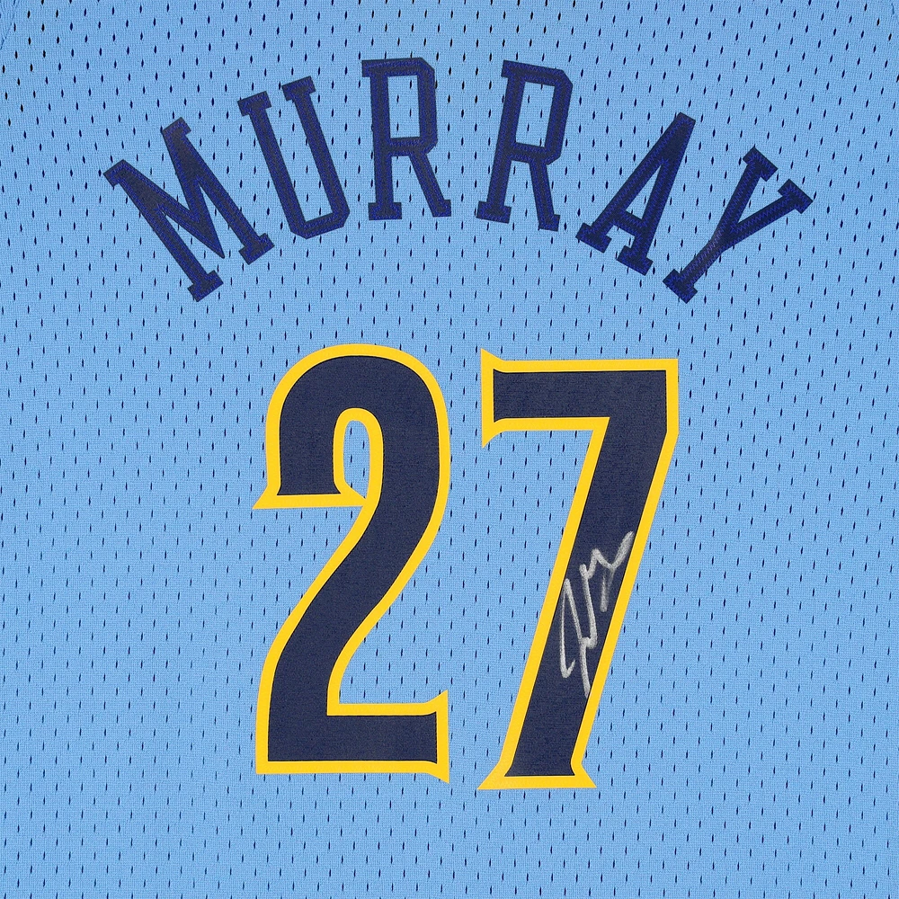 Jamal Murray Denver Nuggets Autographed Light Blue Mitchell & Ness 2016-17 Swingman Jersey 