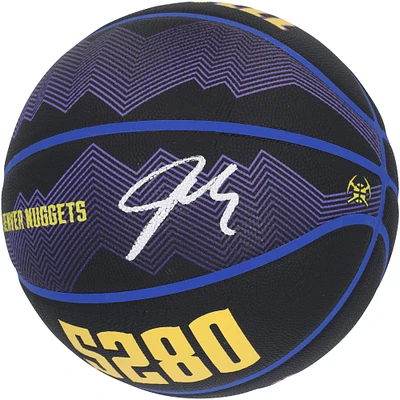 Jamal Murray Denver Nuggets Autographed Wilson 2023-24 City Edition Collector Basketball 