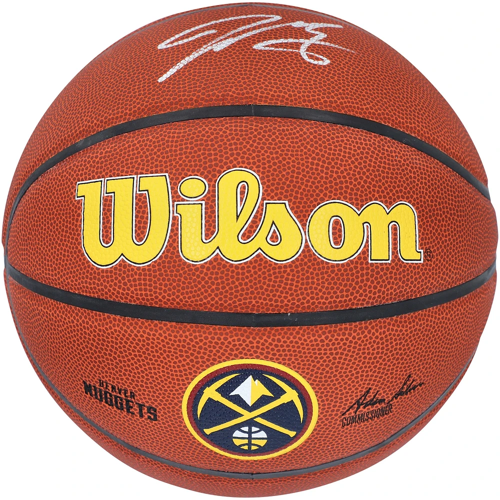 Jamal Murray Denver Nuggets Autographed Wilson Team Logo Basketball