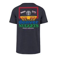 T-shirt bleu Denver Nuggets City Edition '47 pour homme avec panneau arrière
