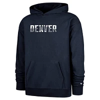 Men's '47  Navy Denver Nuggets 2024/25 City Edition Double Crossover Foundation Pullover Hoodie