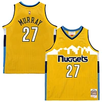 Maillot Swingman jaune Mitchell & Ness Jamal Murray des Denver Nuggets 2017-18 pour homme