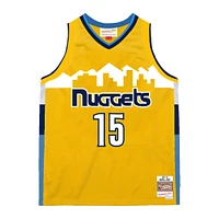 Men's Mitchell & Ness Nikola Jokic Yellow Denver Nuggets 2017-18 Swingman Jersey
