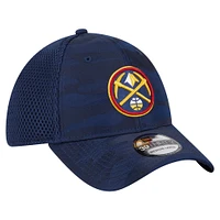 Casquette 39THIRTY Flex bleu marine Denver Nuggets Subtle Camo de New Era pour homme