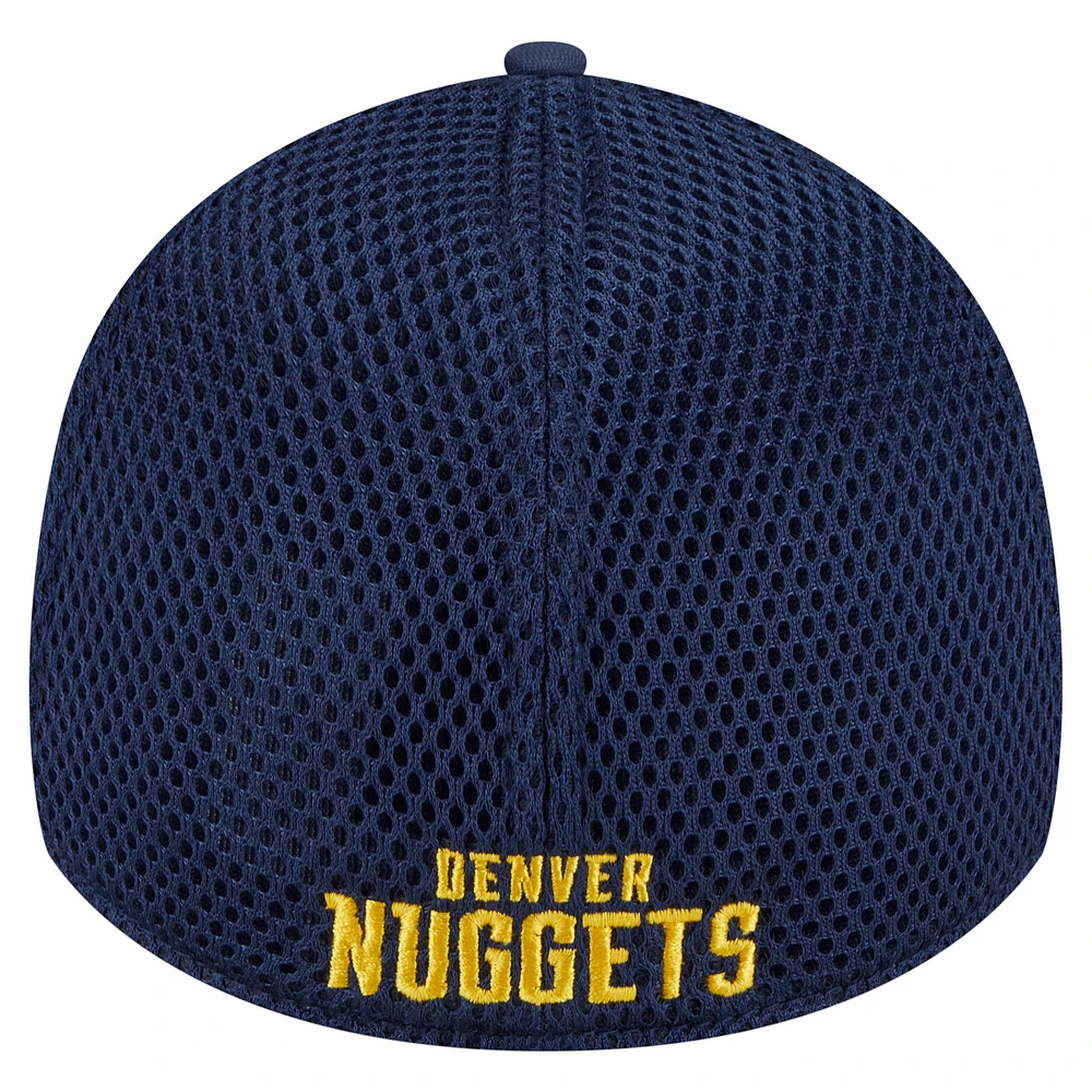 Casquette 39THIRTY Flex bleu marine Denver Nuggets Subtle Camo de New Era pour homme