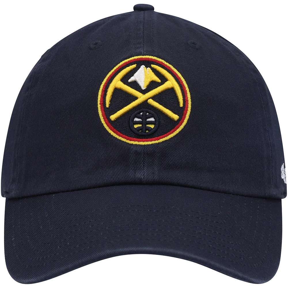 Casquette réglable '47 Denver Nuggets Team Clean Up pour homme, bleu marine
