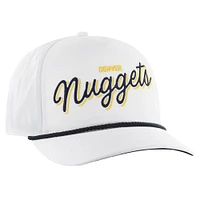 Men's '47 White Denver Nuggets Fairway Hitch brrr Adjustable Hat