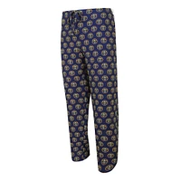 Men's Concepts Sport Navy Denver Nuggets Gauge Allover Print Pants