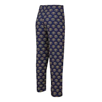 Men's Concepts Sport Navy Denver Nuggets Gauge Allover Print Pants