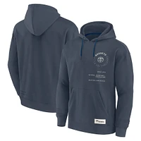 Men's Fanatics Blue Denver Nuggets Future Ground Info Elements Premium Pullover Hoodie