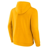 Men's Fanatics  Gold Denver Nuggets Primary Logo Pullover Hoodie