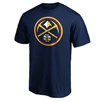 T-shirt avec nom et numéro de meneur jeu l'équipe des Denver Nuggets la marine Fanatics Nikola Jokic pour hommes