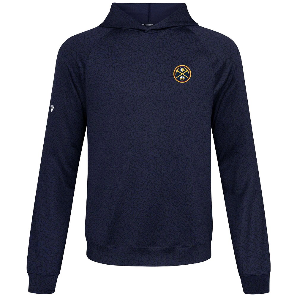 Men's Levelwear Navy Denver Nuggets Challenger Pullover Hoodie