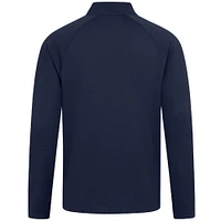 Men's Levelwear Navy Denver Nuggets Volley Quarter-Zip Top