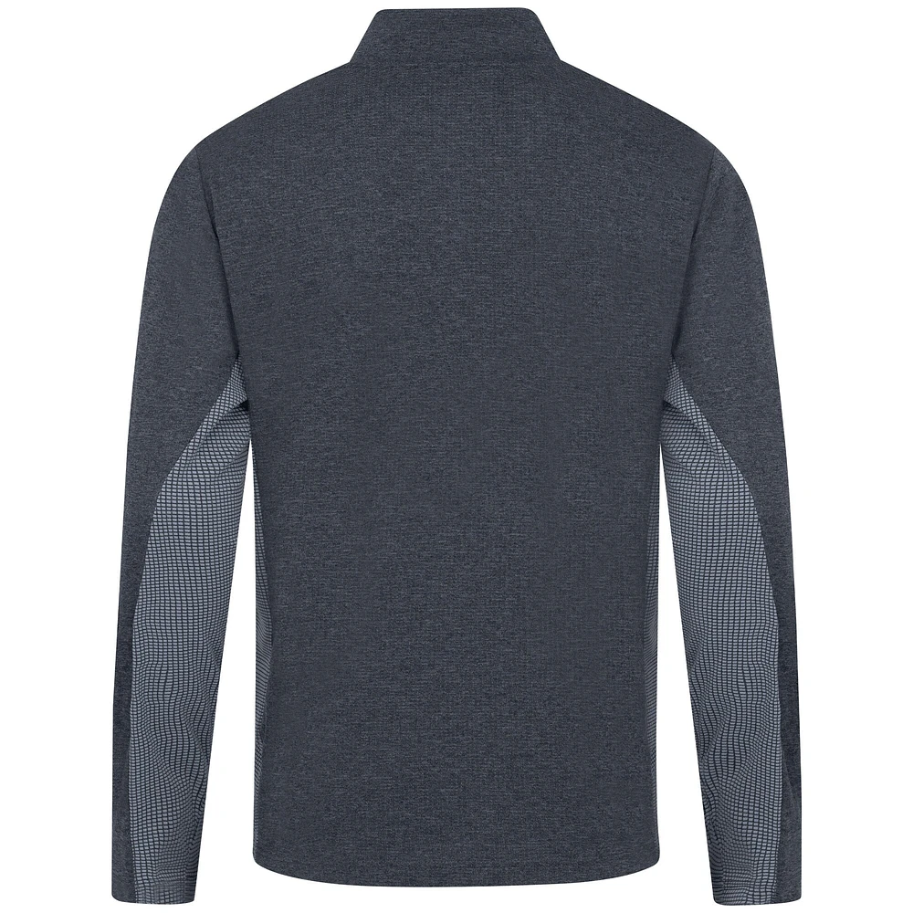 Men's Levelwear Navy Denver Nuggets Waffle Insignia 2.0 Quarter-Zip Top