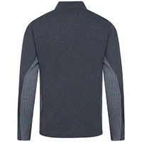 Men's Levelwear Navy Denver Nuggets Waffle Insignia 2.0 Quarter-Zip Top