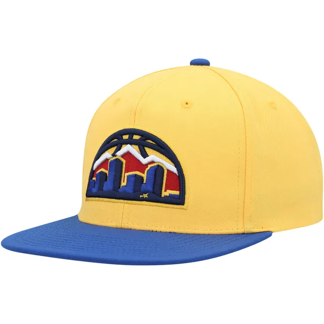 Miami Heat Mitchell & Ness Essentials Core Two-Tone Basic Snapback Hat -  Yellow/Red