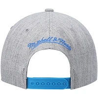 Casquette Snapback Denver Nuggets Hardwood Classics Team 2.0 Mitchell & Ness pour homme, gris chiné