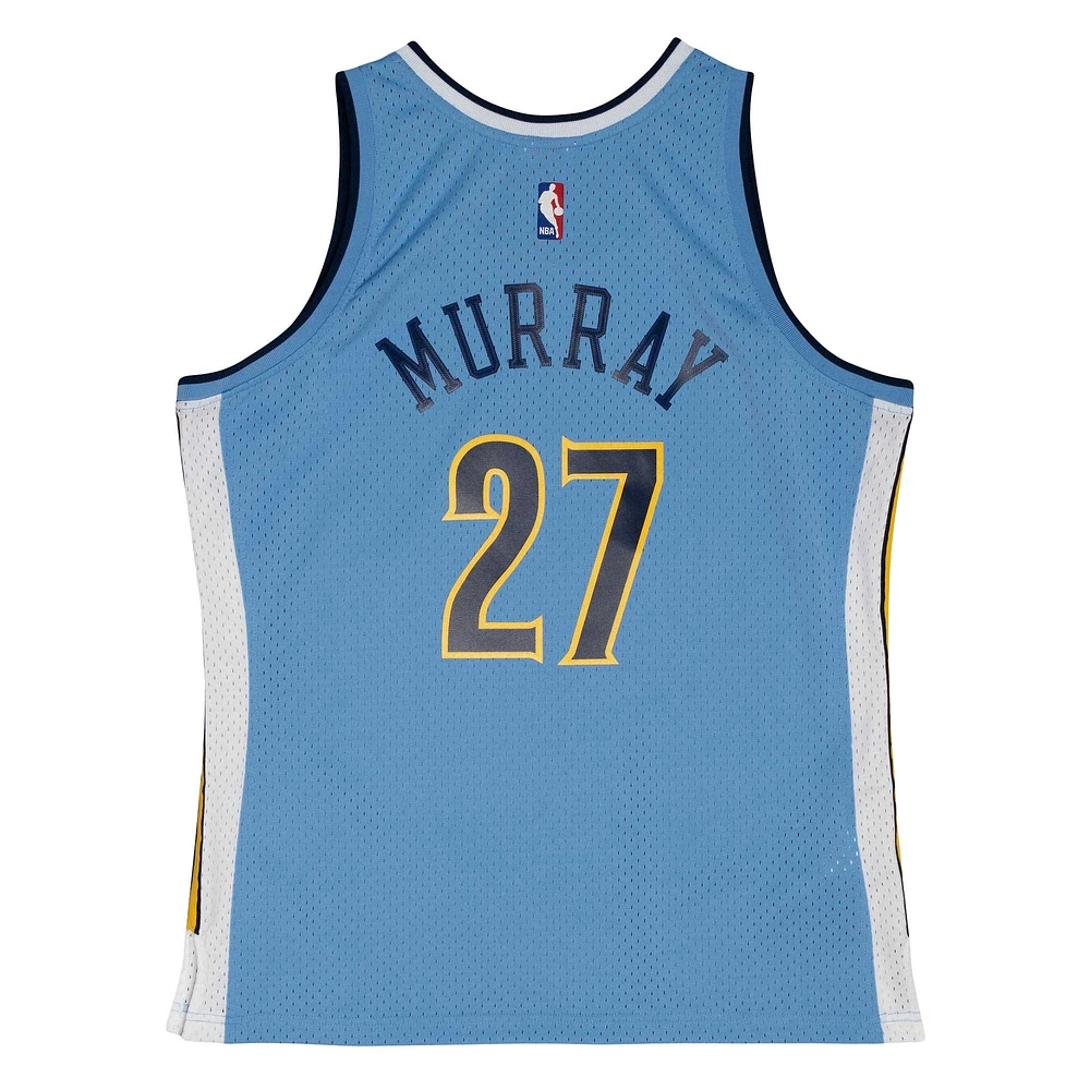 Maillot Mitchell & Ness Jamal Murray Powder Blue Denver Nuggets 2016/17 Throwback Swingman pour hommes