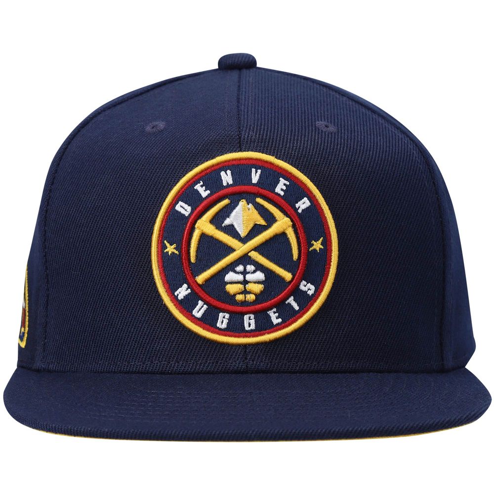 Denver Nuggets Mitchell and Ness Orange Core Basic Snapback Hat