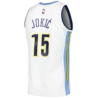 Men's Mitchell & Ness Nikola Jokic White Denver Nuggets 2016/17 Throwback Swingman Jersey