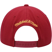 Men's Mitchell & Ness Red Denver Nuggets Side Core 2.0 Snapback Hat