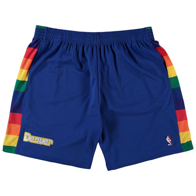 Short Swingman de l'équipe Hardwood Classics pour hommes Mitchell & Ness Royal Denver Nuggets Big Tall