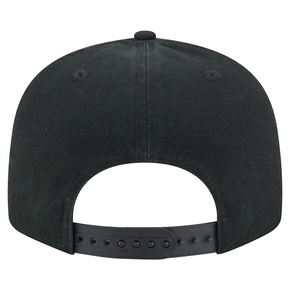 Casquette snapback 9FIFTY noire à panneaux fendus en toile Adventure Denver Nuggets pour homme New Era