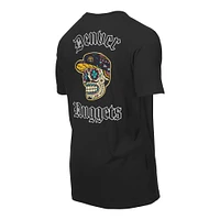 Men's New Era Black Denver Nuggets Sugar Skulls T-Shirt