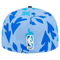 Casquette ajustée 59FIFTY bicolore New Era Denver Nuggets Palm Fronds pour hommes