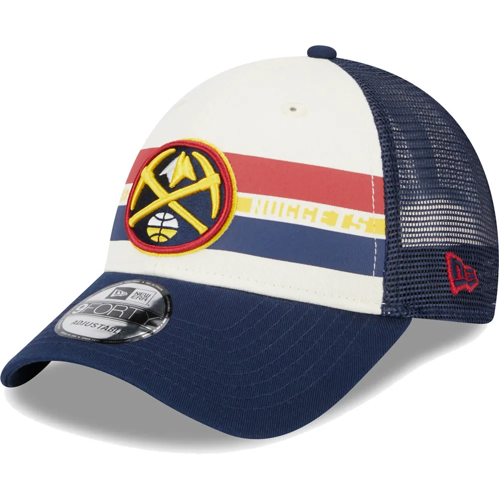 New Era 9FIFTY Denver Nuggets Foam Trucker Snapback Hat Navy