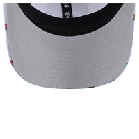 Men's New Era Light Blue/Gray Denver Nuggets Adventure Aloha Pattern 9SEVENTY Stretch-Snap Hat