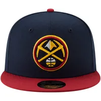 Men's New Era Navy/Gold Denver Nuggets Two-Tone 9FIFTY Adjustable Hat