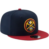 Men's New Era Navy/Gold Denver Nuggets Two-Tone 9FIFTY Adjustable Hat