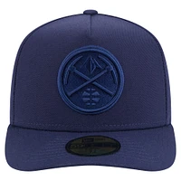 Men's New Era  Navy Denver Nuggets Colorpack A-Frame Pinch Front 59FIFTY Fitted Hat