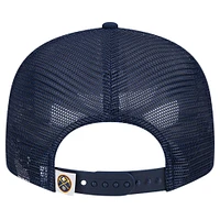 Men's New Era Navy Denver Nuggets Meshback 9FIFTY Snapback Hat
