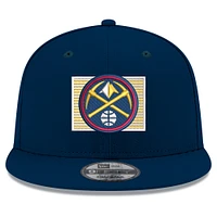 Men's New Era Navy Denver Nuggets State Pride 9FIFTY Snapback Hat
