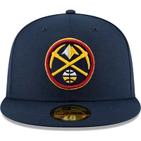 Men's New Era Navy Denver Nuggets Team 59FIFTY Fitted Hat