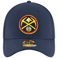 Men's New Era Navy Denver Nuggets Team Classic 39THIRTY Flex Hat