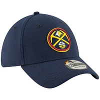 Men's New Era Navy Denver Nuggets Team Classic 39THIRTY Flex Hat