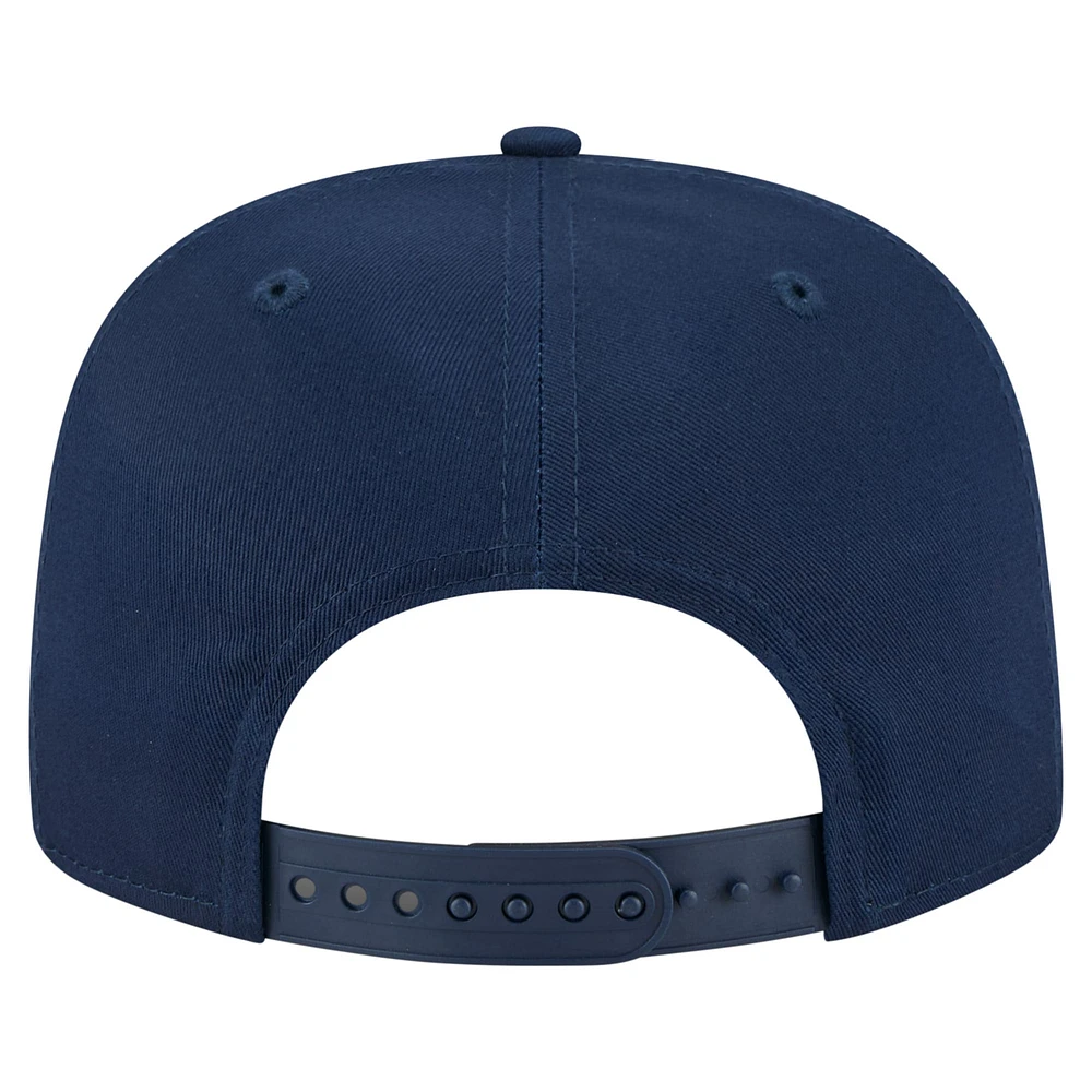 Men's New Era Navy Denver Nuggets Team Text Golfer Snapback Hat